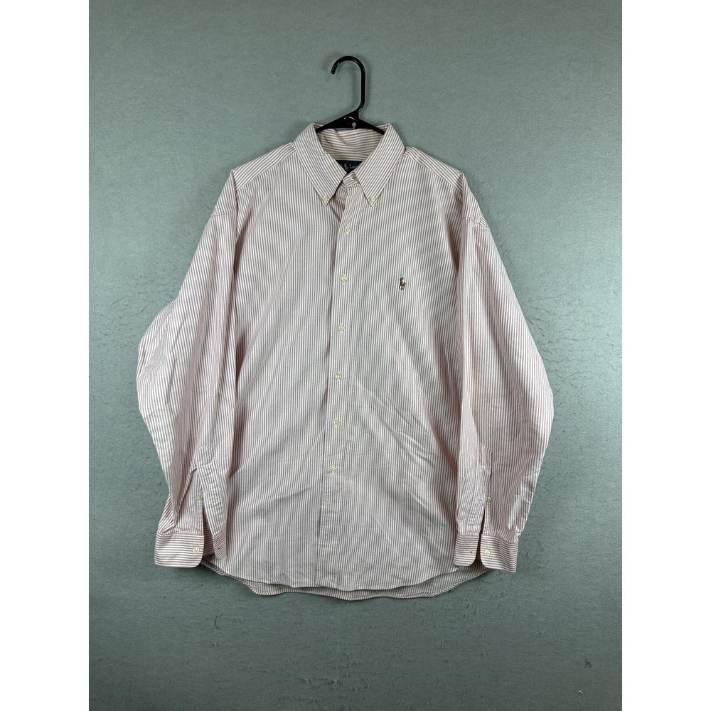 Ralph Lauren Light Pink Striped Button Down Shirt